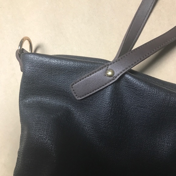 Large Faux Leather Embroidered Mexican Bag - Picture 4 of 5